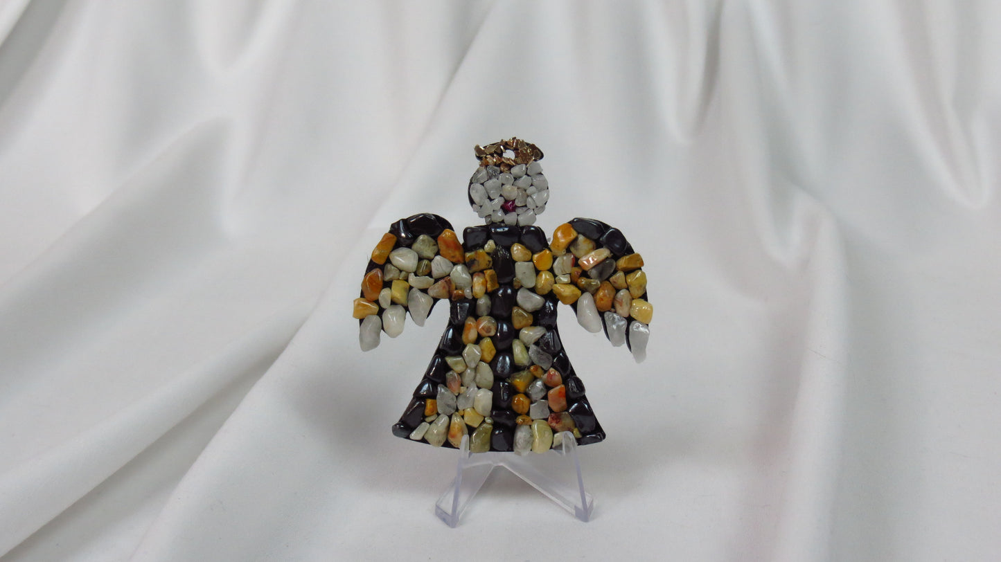 Înger Mov-Portocaliu